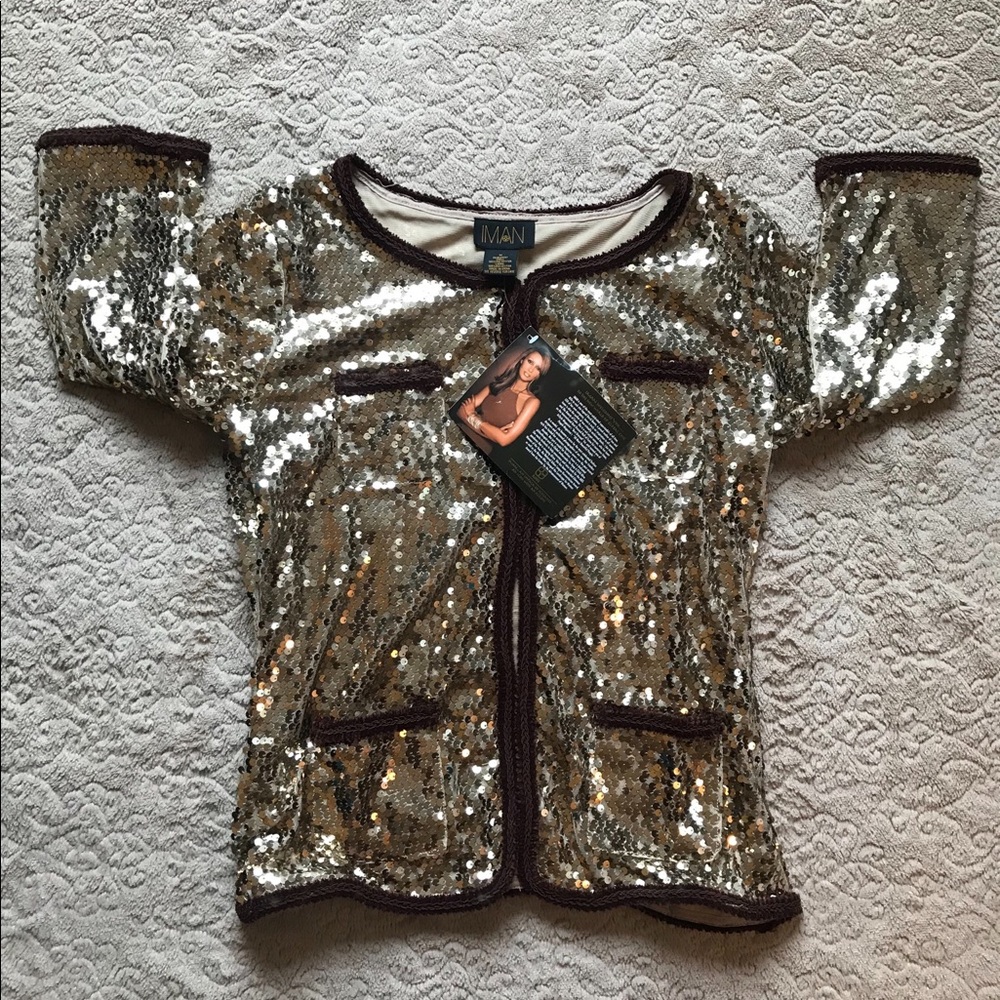 IMAN Sequin jacket